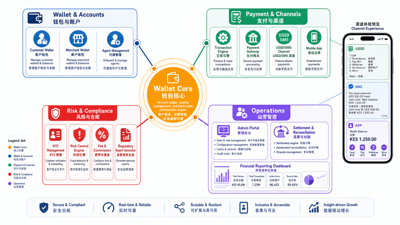 End-to-End Mobile Payment & Digital Wallet Platform